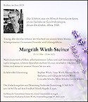 Avis de décès Margrith Wirth-Steiner