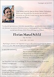 Necrologio Florian Marcel Schild, Unterägeri