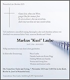 Obituary Markus "Kusi" Laube